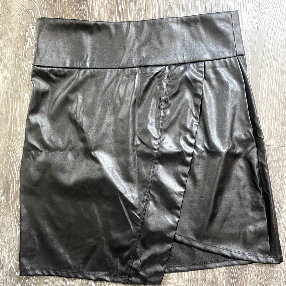 Leather Mini Skirt